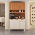 Cozinha Compacta 6 Portas 1 Gaveta 110cm com Nicho Itaflriz Itatiaia