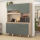 Cozinha Compacta 6 Portas 1 Gaveta Alamo