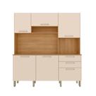 Cozinha Compacta 6 Portas 2 Gavetas Diamante 180cm Kits Paraná
