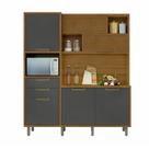 Cozinha Compacta 6 Portas 2 Gavetas Loft Imperatriz Nesher Móveis Cozinha Compacta 6 Portas 2 Gavetas Loft Imperatriz Nesher Móveis