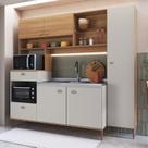 Cozinha Compacta 6 Portas com Torre Quente Karina