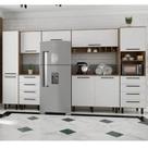 Cozinha Compacta 7 Peças 8 Portas 8 Gavetas Evolution Plus
