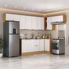 Cozinha Compacta 8 Peças 5 Aéreos 3 Balcões Soho CabeCasa MadeiraOriginals