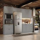 Cozinha Compacta 8 Portas 5 Gavetas Peças Emily