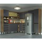 Cozinha Compacta 9 Peças 10 Portas 8 Gavetas Confort
