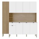 Cozinha Compacta 9P 1G 201 cm Pulse Freijo Artico Cp Riscatto Freijo KTP