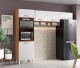 Cozinha Compacta Atenas com Torre Quente - Cinamomo/Branco Aramóveis
