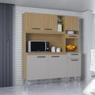Cozinha Compacta Bárbara 6 Portas 1 Gaveta Poquema