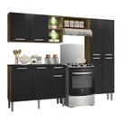 Cozinha Compacta C/ 2 Leds 3 Pçs Pequim Multimóveis V3412