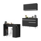 Cozinha Compacta Com Bancada Americana 1 Porta Veneza Multimóveis Mp2207 Preto/branco Preto/branco Cozinha Compacta Com Bancada Americana 1 Porta Veneza Multimóveis Mp2207 Preto/branco Preto/branco