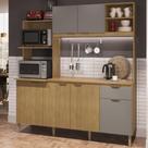 Cozinha Compacta com Tampo 6 Portas 1 Gaveta Dália New Cadorin