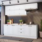 Cozinha Compacta Com Tampo 8 Peças Amy Casa 812