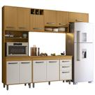 Cozinha Compacta Com Tampo Emily Freijó/Ripado/Off Acetinado Z44 - Mpozenato Cozinha Compacta Com Tampo Emily Freijó/Ripado/Off Acetinado Z44 - Mpozenato