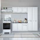 Cozinha Compacta em Aço 4 Peças 10 Portas 1 Gaveta Amanda Itatiaia