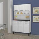 Cozinha Compacta em Aço com Tampo 6 Portas 1 Gaveta 105cm Rose Itatiaia Cozinha Compacta em Aço com Tampo 6 Portas 1 Gaveta 105cm Rose Itatiaia