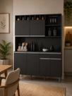 Cozinha Compacta Kit Alice 130 mt Cinza Fosco Ajl Cozinha Compacta Kit Alice 130 mt Cinza Fosco Ajl