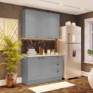 Cozinha Compacta Modulada 2 Peças 5 Portas 3 Gavetas Emily Cozinha Compacta Modulada 2 Peças 5 Portas 3 Gavetas Emily