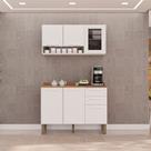 Cozinha Compacta Modulada 2 Peças 6 Portas 2 Gavetas Bella Cozinha Compacta Modulada 2 Peças 6 Portas 2 Gavetas Bella