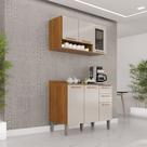Cozinha Compacta Modulada 2 Peças 6 Portas 2 Gavetas Bella Cozinha Compacta Modulada 2 Peças 6 Portas 2 Gavetas Bella
