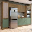 Cozinha Compacta Modulada 5 Peças com Torre Quente e Paneleiro Botanic Cozinha Compacta Modulada 5 Peças com Torre Quente e Paneleiro Botanic