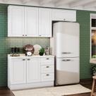 Cozinha Compacta Modulada com Tampo 3 Peças 6 Portas 3 Gavetas Emily Espresso Móveis Cozinha Compacta Modulada com Tampo 3 Peças 6 Portas 3 Gavetas Emily Espresso Móveis