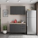 Cozinha Compacta Modulada Firenze 02 Peças 06 Portas 02 Gavetas Cozinha Compacta Modulada Firenze 02 Peças 06 Portas 02 Gavetas