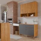 Cozinha Compacta Modulada para Área Goumet Divina Inspirar e Transformar Cozinha Compacta Modulada para Área Goumet Divina Inspirar e Transformar