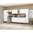 Cozinha Compacta Multimóveis Fg3155 Armário E Balcão Branca