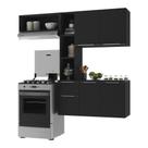 Cozinha Compacta Multimóveis Sofia Fg2005 Preta