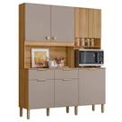 Cozinha Compacta Tropical 7 Portas 2 Gavetas em MDP Nicioli