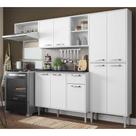 Cozinha Compacta Xangai 9 Portas Branco Premium Multimóveis