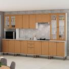 Cozinha Completa 288cm Cristaleira e Torre Quente 100% MDF