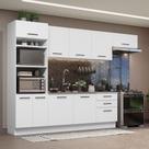 Cozinha Completa 330001 Com Armário E Balcão Branco Branco