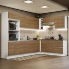 Cozinha Completa 479003 Armário E Balcão Branco/Rustic