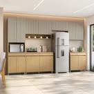Cozinha Completa 6 Peças 13 Portas 7 Gavetas Simone Mendes 350cm 100% Mdf