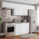 Cozinha Completa Americana 7 Portas 3 Gavetas 100% Mdf Branco Hp - Henn Cozinha Completa Americana 7 Portas 3 Gavetas 100% Mdf Branco Hp - Henn