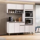 Cozinha Completa Atlanta Fit 2 Portas 1 Gaveta 165cm Branca Móveis Carraro Cozinha Completa Atlanta Fit 2 Portas 1 Gaveta 165cm Branca Móveis Carraro