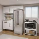 Cozinha Completa Barueri 5 Portas 1 Gaveta Kaiki Móveis Branco