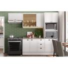 Cozinha Completa Bella 4 Peças (2Aéreos+1Balcão+1TorreQuente) C4P197 Branco - Carraro