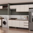 Cozinha Completa com Armário para Área de Serviço/lavanderia Integrada Cozinha Completa com Armário para Área de Serviço/lavanderia Integrada