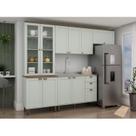 Cozinha Completa com Cristaleira 100% MDF Iluminata