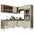 Cozinha Completa de Canto 7 Peças Connect com Torre Quente 2 Fornos - Móveis Henn Cozinha Completa de Canto 7 Peças Connect com Torre Quente 2 Fornos - Móveis Henn