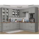 Cozinha Completa de Canto 8 peças 14 Portas 7 Gavetas Americana Henn Cozinha Completa de Canto 8 peças 14 Portas 7 Gavetas Americana Henn