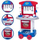 Cozinha Completa Infantil 71cm De Brinquedo Play Time Com Acessórios Meninos Meninas Cotiplás