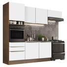 Cozinha Completa Lux Com Armário E Balcão 6 Portas 3 Gavetas Cozinha Completa Lux Com Armário E Balcão 6 Portas 3 Gavetas