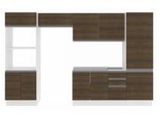 Cozinha Completa Madesa 100% MDF Acordes 2 gavetas 11 Portas (Sem Tampo e Pia)