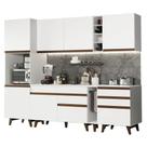 Cozinha Completa Madesa Reims Com Armário E Balcão Branco Cozinha Completa Madesa Reims Com Armário E Balcão Branco
