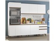 Cozinha Completa Madesa Reims com Balcão - 8 Portas 3 Gavetas