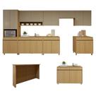 Cozinha Completa Modulada 10 Peças 17 Portas 5 Gavetas 100% MDF Simone Mendes