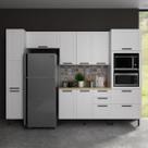 Cozinha Completa Modulada 100% MDF Branco 6 Peças CZ3300